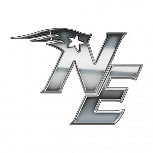 New England Patriots Silver Logo Sticker Heat Transfer