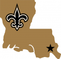 New Orleans Saints 2000-2005 Alternate Logo Sticker Heat Transfer