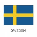 Sweden flag logo Sticker Heat Transfer