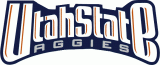 Utah State Aggies 1996-2011 Wordmark Logo decal sticker