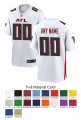 Atlanta Falcons Custom Letter and Number Kits For White Jersey 01 Material Twill