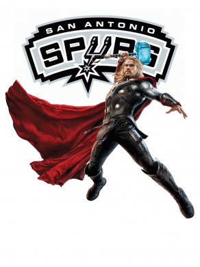 San Antonio Spurs Thor Logo decal sticker