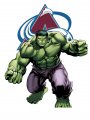 Colorado Avalanche Hulk Logo Sticker Heat Transfer