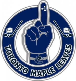 Number One Hand Vancouver Canucks logo Sticker Heat Transfer