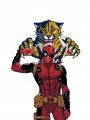 Florida Panthers Deadpool Logo Sticker Heat Transfer