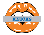 New York knicks Lips Logo decal sticker