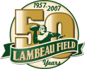 Green Bay Packers 2007 Stadium Logo decal sticker
