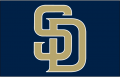 San Diego Padres 2004-2011 Cap Logo Sticker Heat Transfer