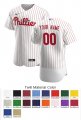 Philadelphia Phillies Custom Letter and Number Kits for Home Jersey Material Twill
