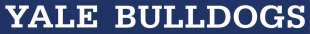 Yale Bulldogs 1998-Pres Wordmark Logo decal sticker