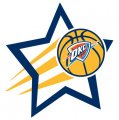 Oklahoma City Thunder Basketball Goal Star logo decal sticker