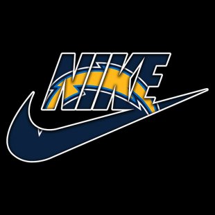 Los Angeles Chargers Nike logo Sticker Heat Transfer