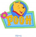 Disney Pooh Logo 21 Sticker Heat Transfer
