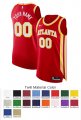 Atlanta Hawks Custom Letter and Number Kits for Icon Jersey Material Twill