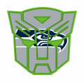 Autobots Seattle Seahawks logo Sticker Heat Transfer