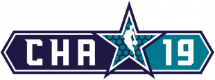 NBA All-Star Game 2018-2019 Wordmark Logo decal sticker