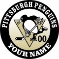 Pittsburgh Penguins Customized Logo Sticker Heat Transfer