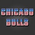 Chicago Bulls American Captain Logo decal sticker