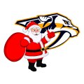 Nashville Predators Santa Claus Logo Sticker Heat Transfer