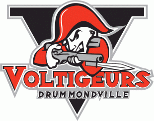 Drummondville Voltigeurs 2005 06-2007 08 Primary Logo decal sticker