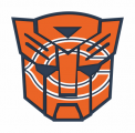 Autobots Chicago Bears logo Sticker Heat Transfer