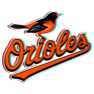 Phantom Baltimore Orioles logo decal sticker