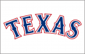 Texas Rangers 2014-2019 Jersey Logo decal sticker