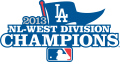 Los Angeles Dodgers 2013 Champion Logo 02 Sticker Heat Transfer