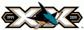 San Jose Sharks 2010 11 Anniversary Logo 02 Sticker Heat Transfer