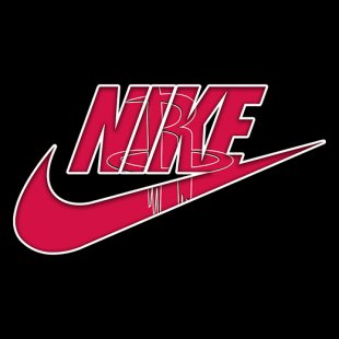 Houston Rockets Nike logo Sticker Heat Transfer