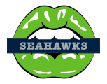 Seattle Seahawks Lips Logo decal sticker