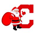 Cleveland Indians Santa Claus Logo decal sticker