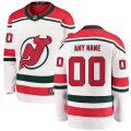 New Jersey Devils Custom Letter and Number Kits for Away Jersey Material Vinyl
