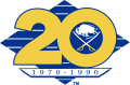 Buffalo Sabres 1989 90 Anniversary Logo Sticker Heat Transfer