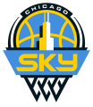 Chicago Sky 2019-Pres Primary Logo Sticker Heat Transfer