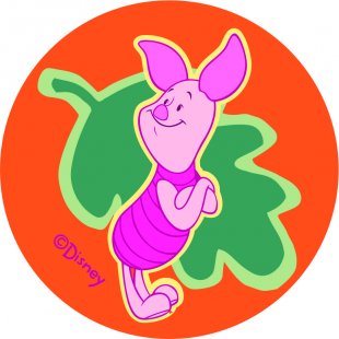 Disney Piglet Logo 04 Sticker Heat Transfer