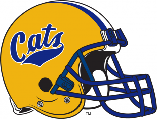 Montana State Bobcats 1982-1990 Helmet decal sticker