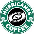 Carolina Hurricanes Starbucks Coffee Logo decal sticker