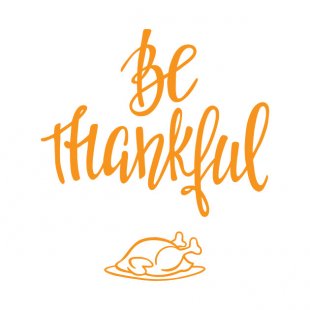 Thanksgiving Day Logo 05 Sticker Heat Transfer