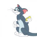 Tom and Jerry Logo 09 Sticker Heat Transfer