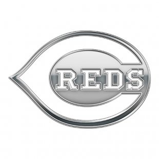 Cincinnati Reds Silver Logo Sticker Heat Transfer