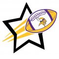Minnesota Vikings Football Goal Star logo Sticker Heat Transfer