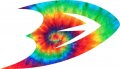 Anaheim Ducks rainbow spiral tie-dye logo Sticker Heat Transfer
