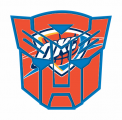Autobots Oklahoma City Thunder logo decal sticker