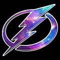 Galaxy Tampa Bay Lightning Logo Sticker Heat Transfer
