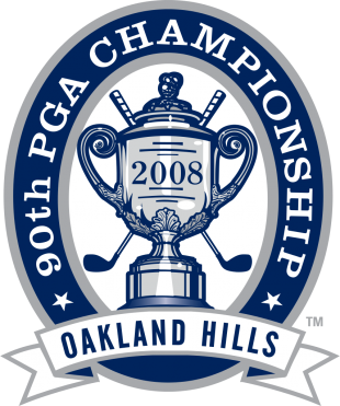 PGA Championship 2008 Primary Logo Sticker Heat Transfer