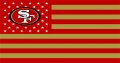 San Francisco 49ers Flag001 logo Sticker Heat Transfer