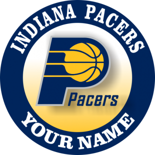 Indiana Pacers Customized Logo decal sticker