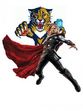 Florida Panthers Thor Logo decal sticker