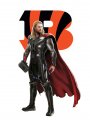 Cincinnati Bengals Thor Logo decal sticker